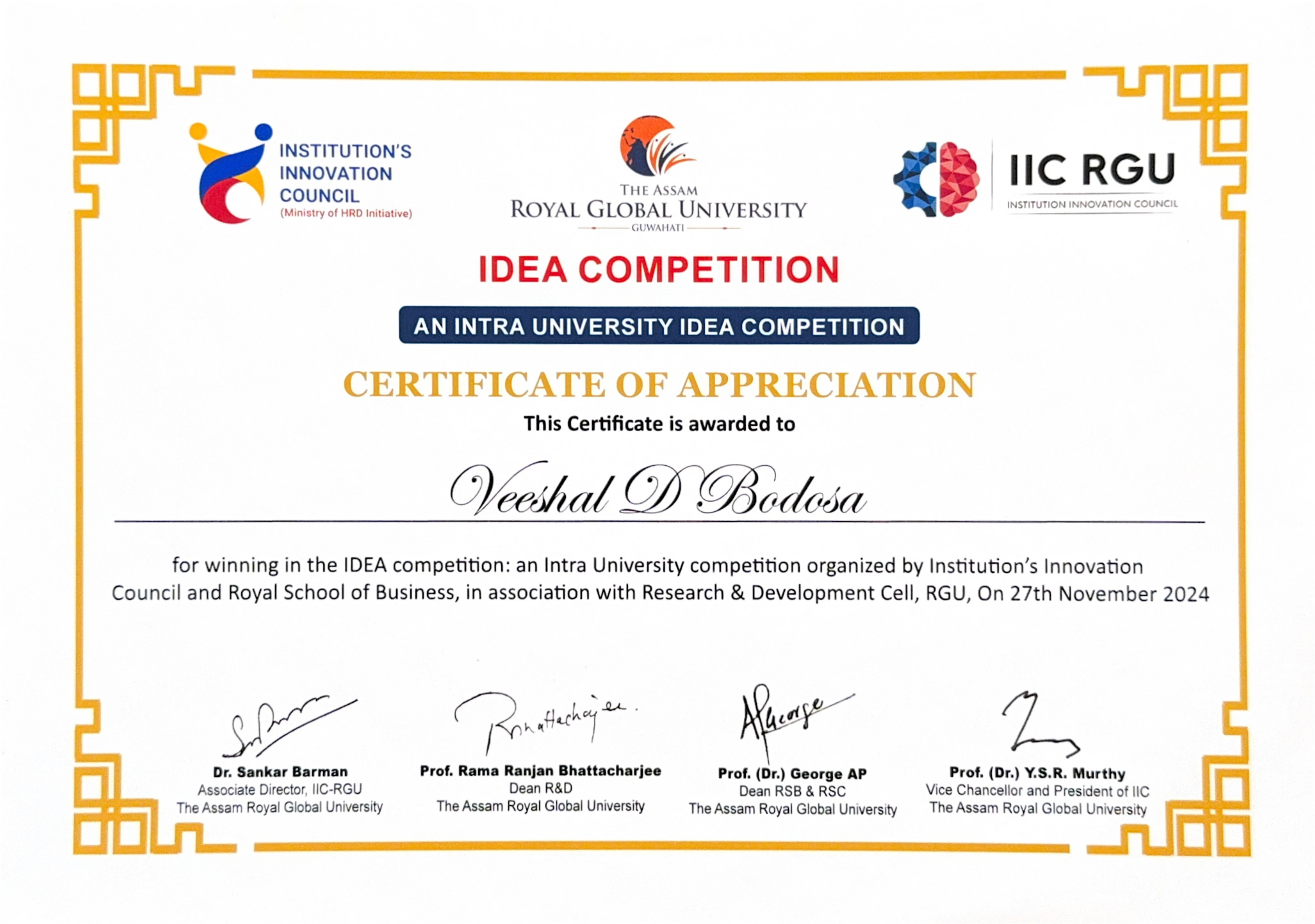 Ideathon 2024 Winner